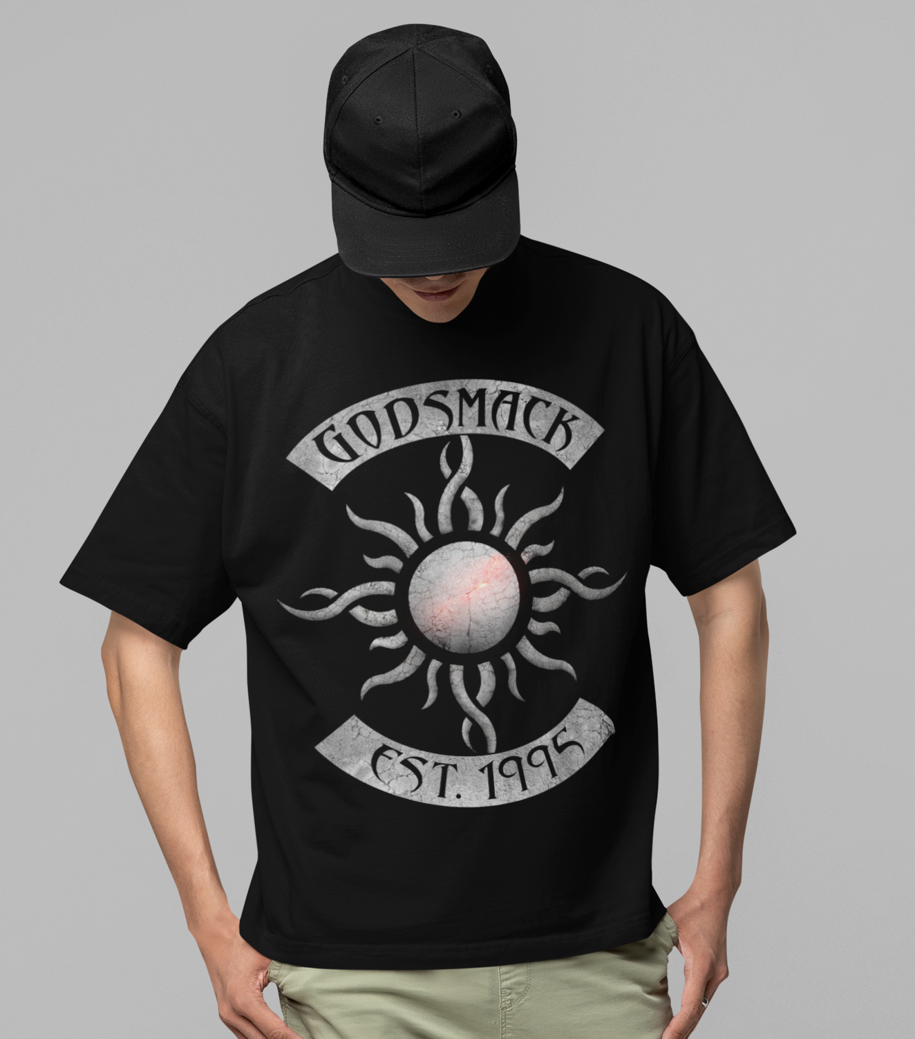 Stakes Godsmack - Est. 1995 Jumbo Print T-Shirt [Apparel]