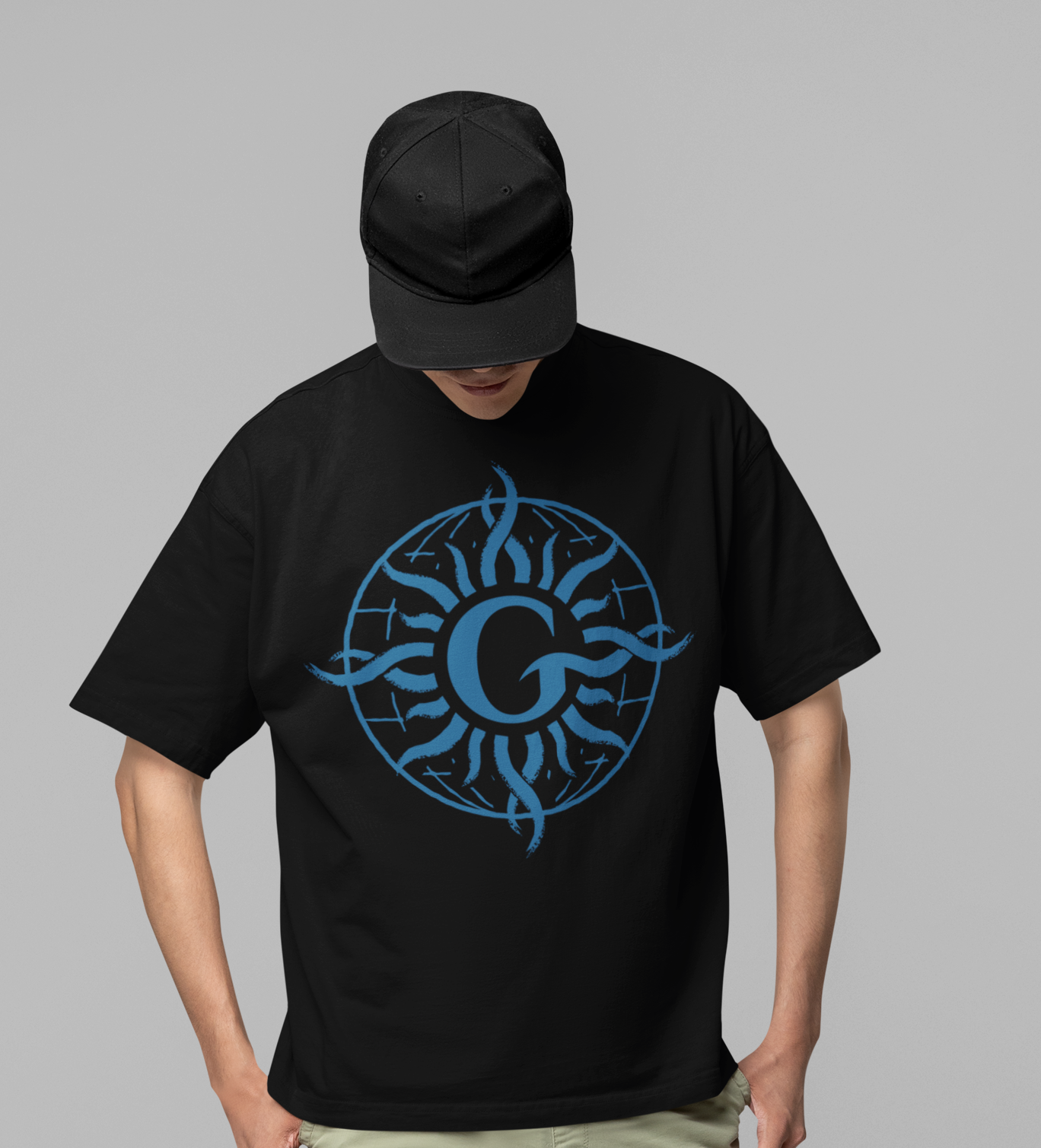 Stakes Godsmack - G Compass Logo Jumbo Print T-Shirt [Apparel]