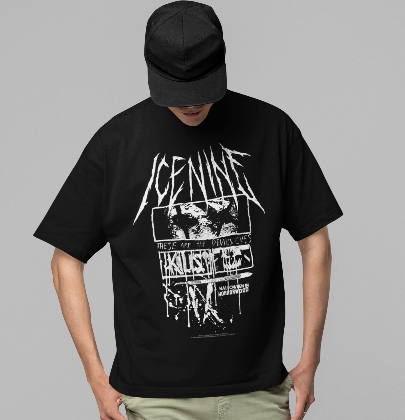 Stakes Ice Nine Kills Devil's Eyes Jumbo Print T-shirt [Apparel]