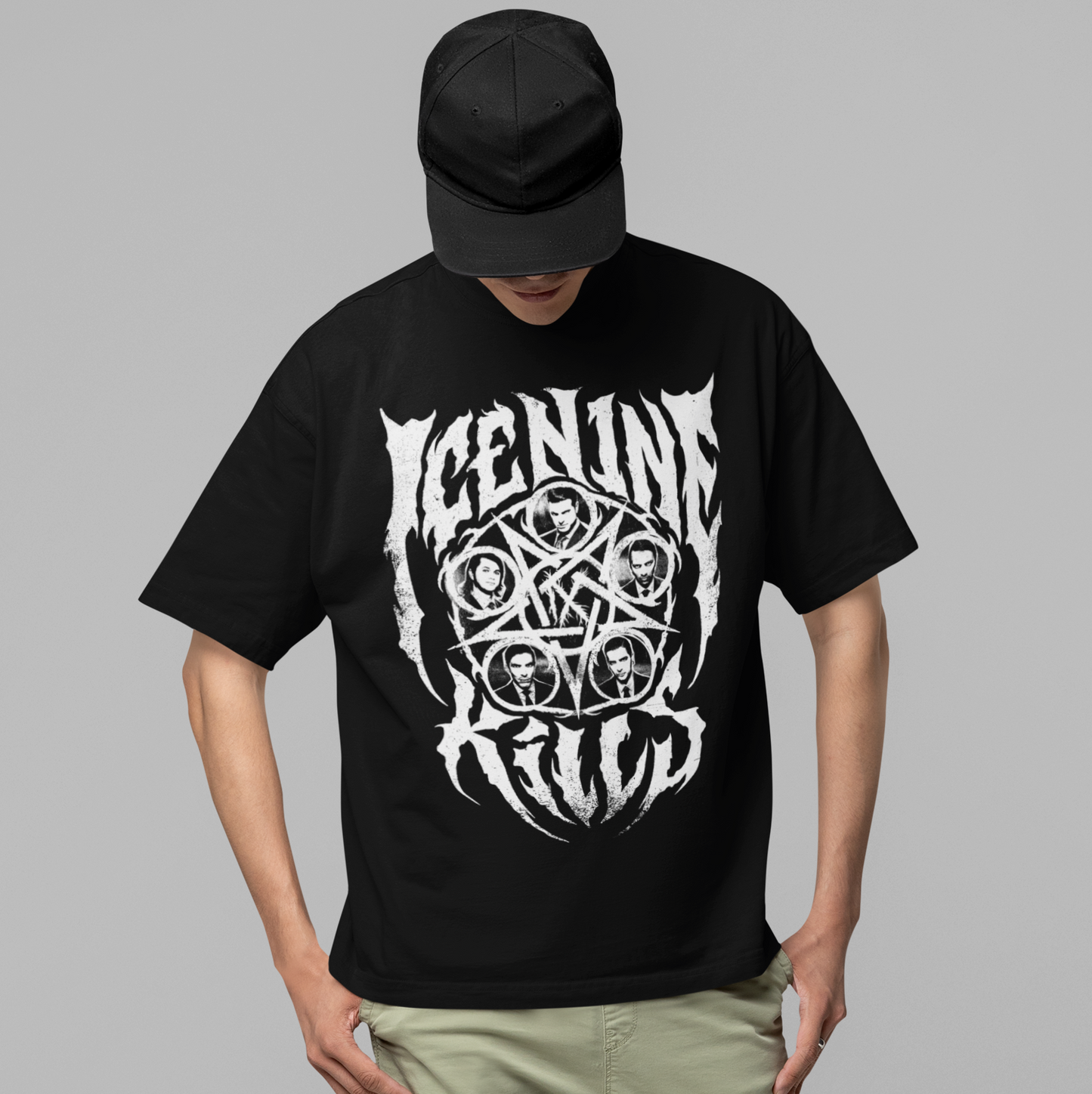 Stakes Ice Nine Kills Fictional Substance Jumbo Print T-shirt [Apparel]