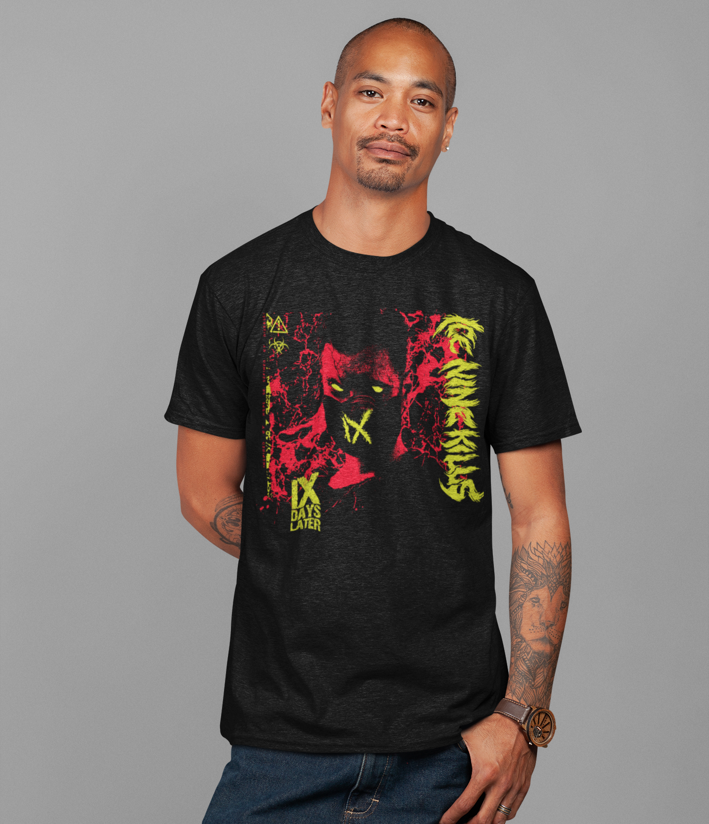 Stakes Ice Nine Kills IX Days Later Jumbo Print T-shirt [Apparel]