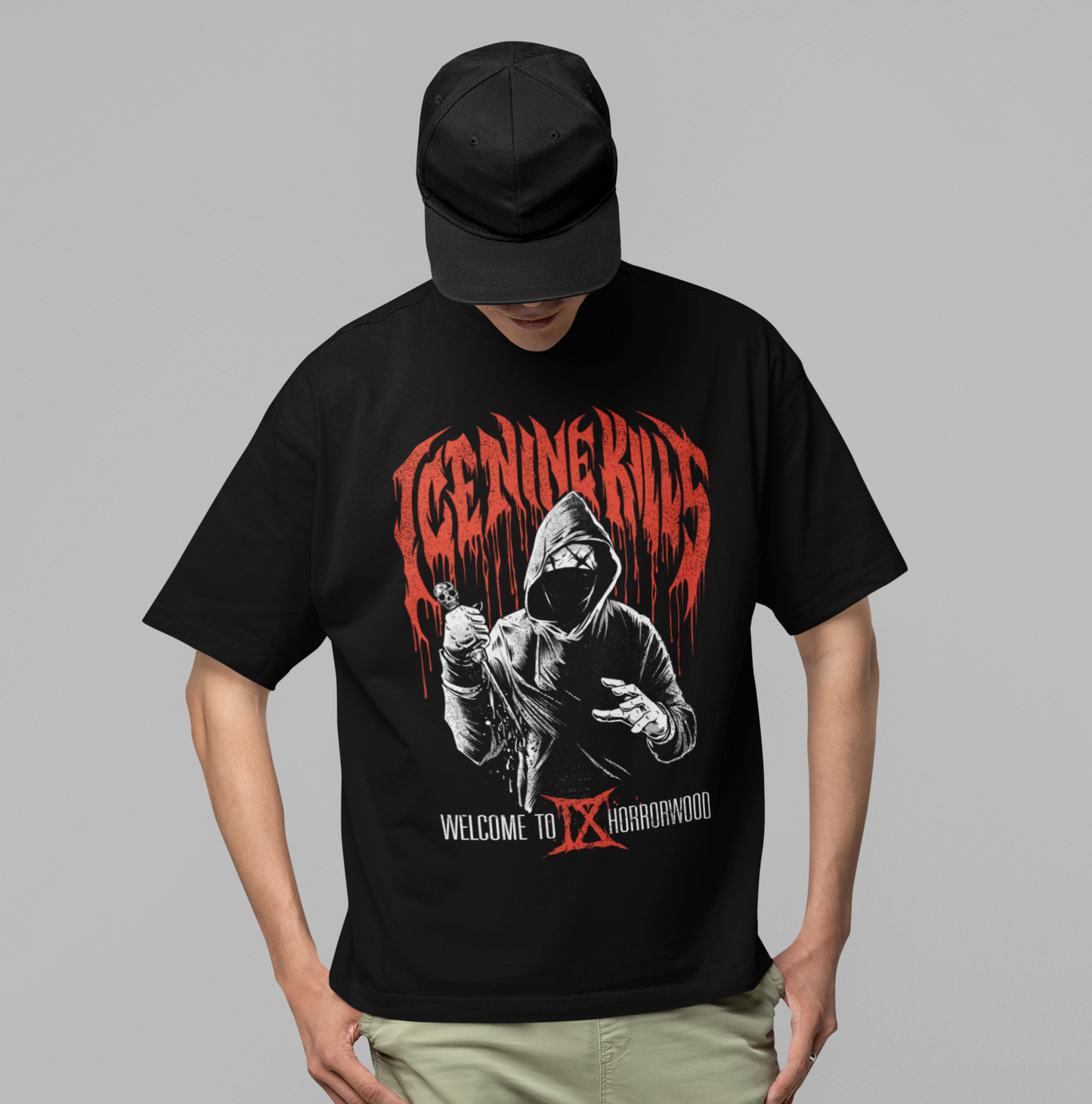 Stakes Ice Nine Kills Ix Horrorwood Jumbo Print T-shirt [Apparel]