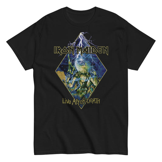 Stakes Iron Maiden - Lightnin Jumbo Print T-Shirt [Apparel]