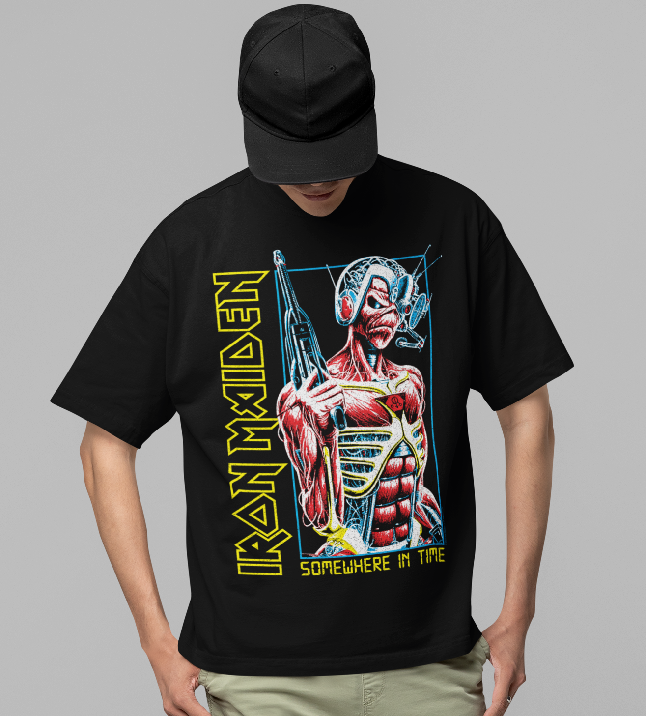 Stakes Iron Maiden Singularity Jumbo Print T-shirt [Apparel]