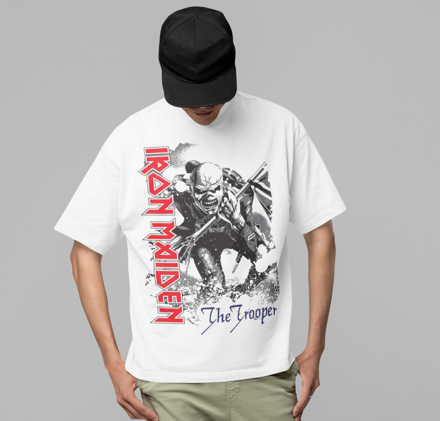 Stakes Iron Maiden - Trooper Jumbo Print T-Shirt [Apparel]