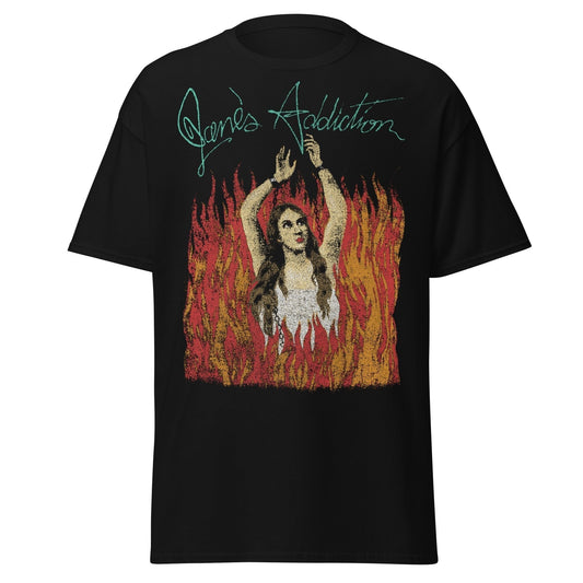 Stakes Jane's Addiction - Flames Jumbo Print T-Shirt [Apparel]