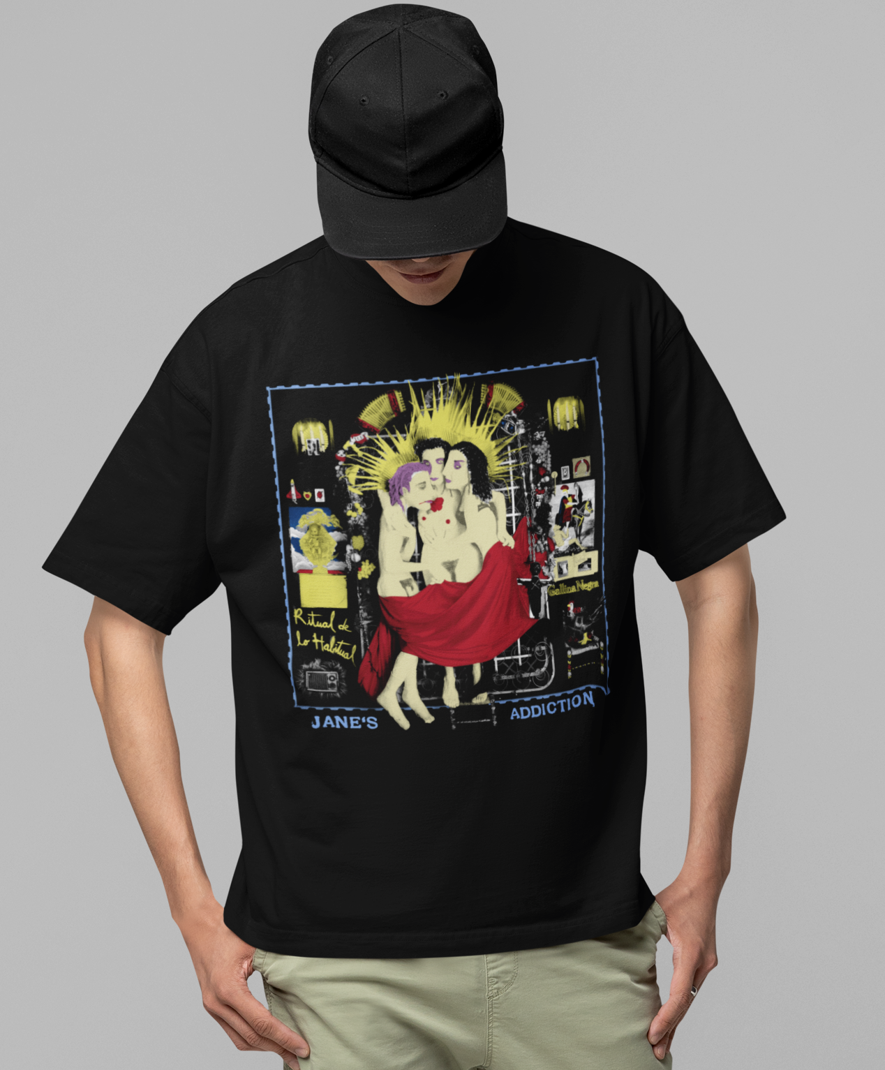Stakes Jane's Addiction - Three Ladies Jumbo Print T-Shirt [Apparel]