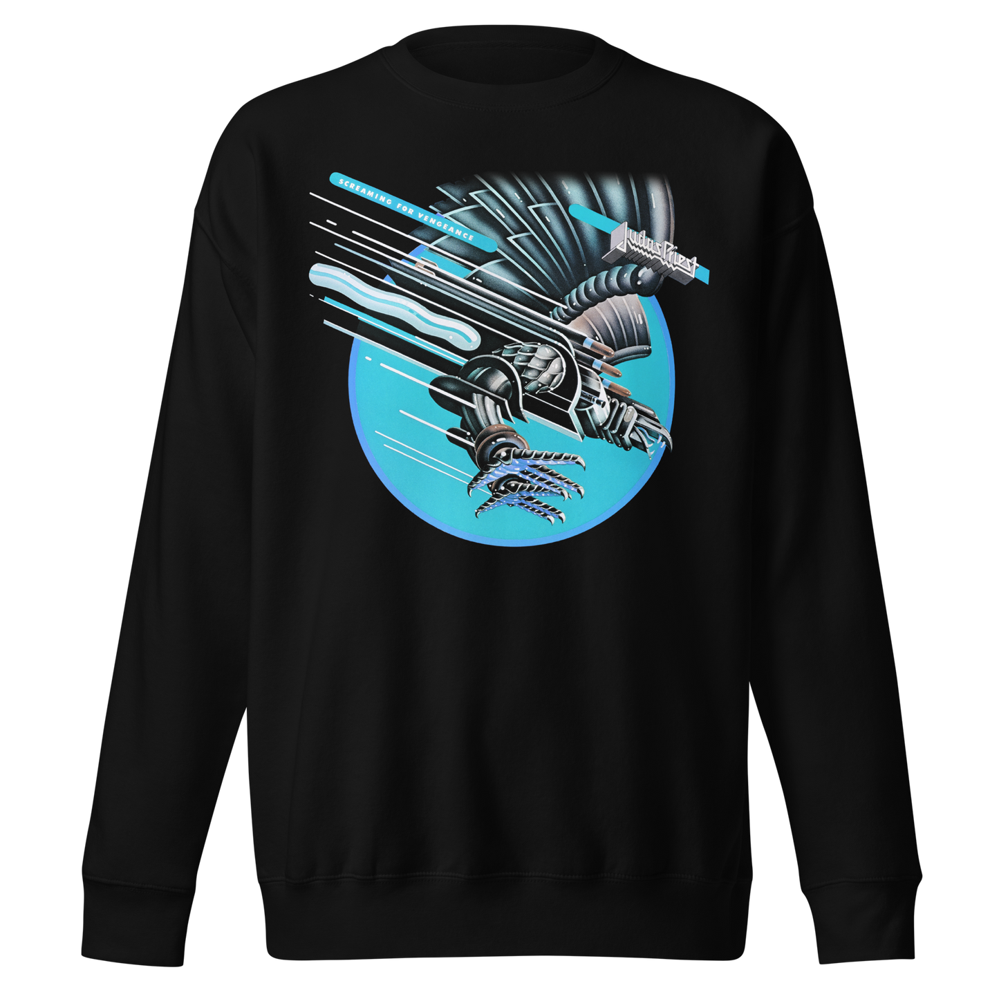Stakes Judas Priest Neon Screaming Jumbo Print Sweatshirt [Apparel]