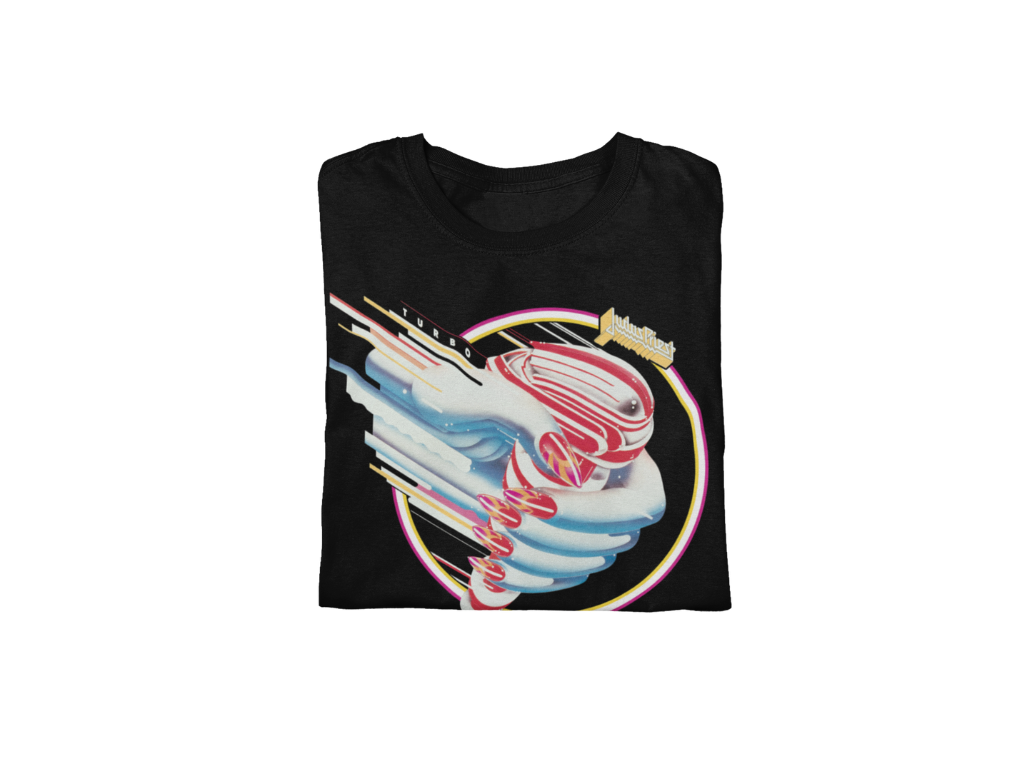 Stakes Judas Priest - Turbo Hand Jumbo Print T-Shirt [Apparel]