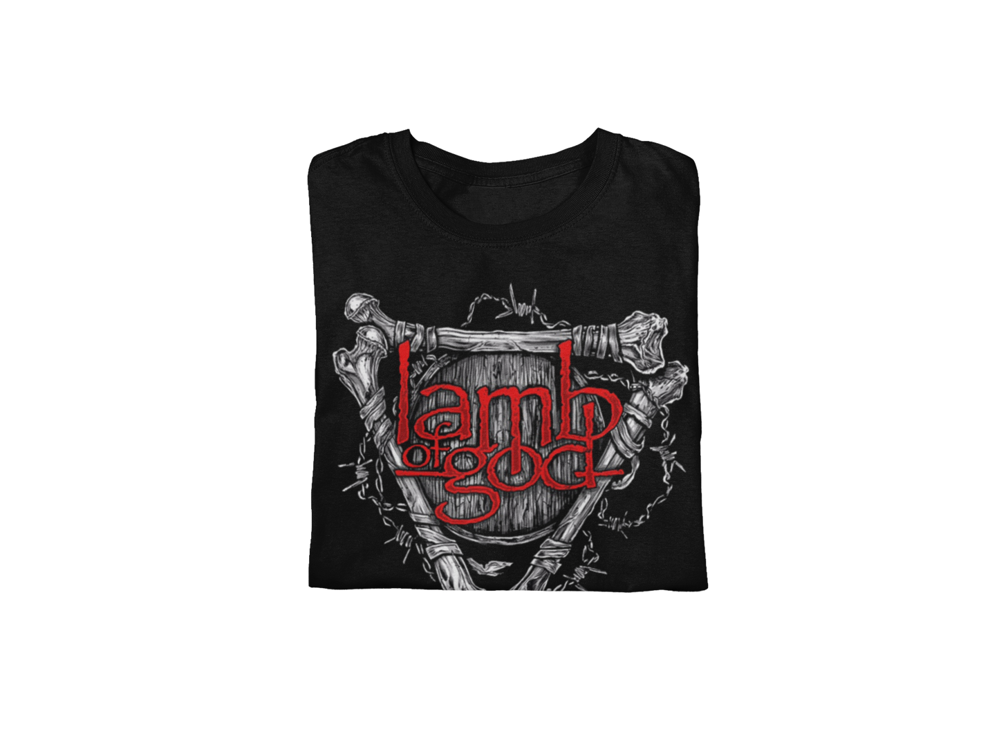 Stakes Lamb Of God - Bones Jumbo Print T-Shirt [Apparel]
