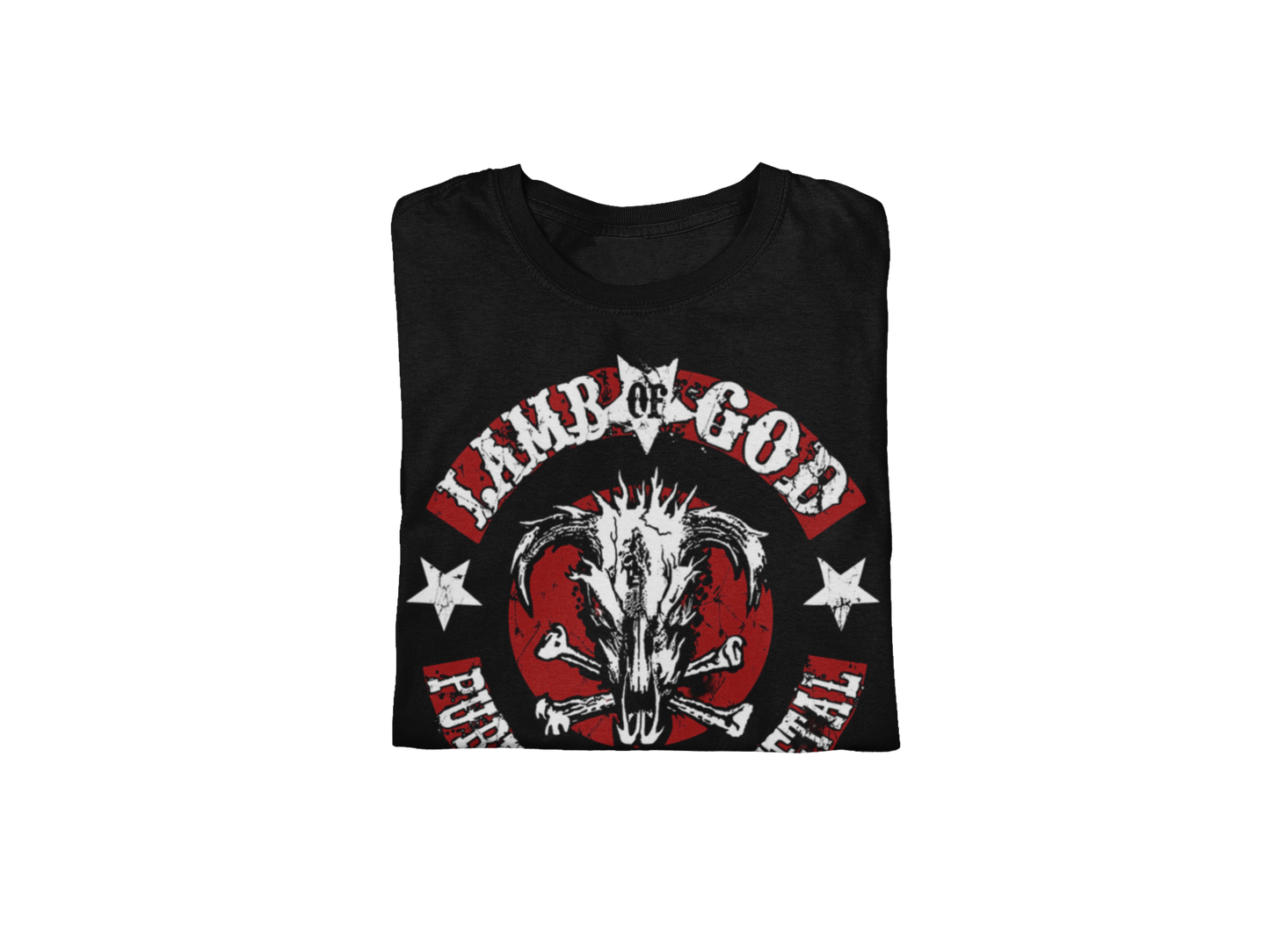Stakes Lamb Of God - Pure American Metal Jumbo Print T-ShirtT-Shirt [Apparel]
