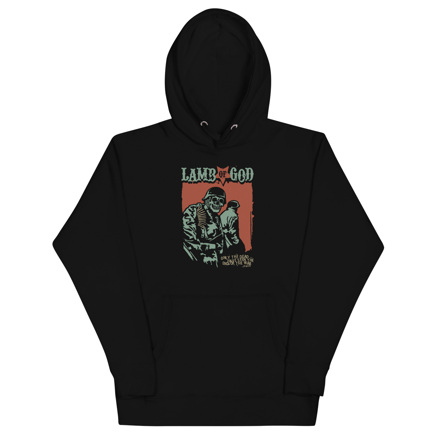 Stakes Lamb of God Skeleton Army Plato Quote Classic Hoodie [Apparel]