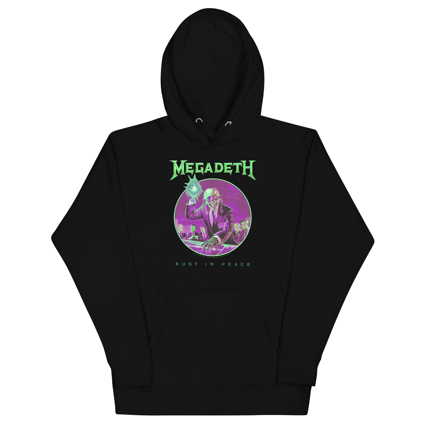Stakes Megadeth Green Rust Classic Hoodie [Apparel]