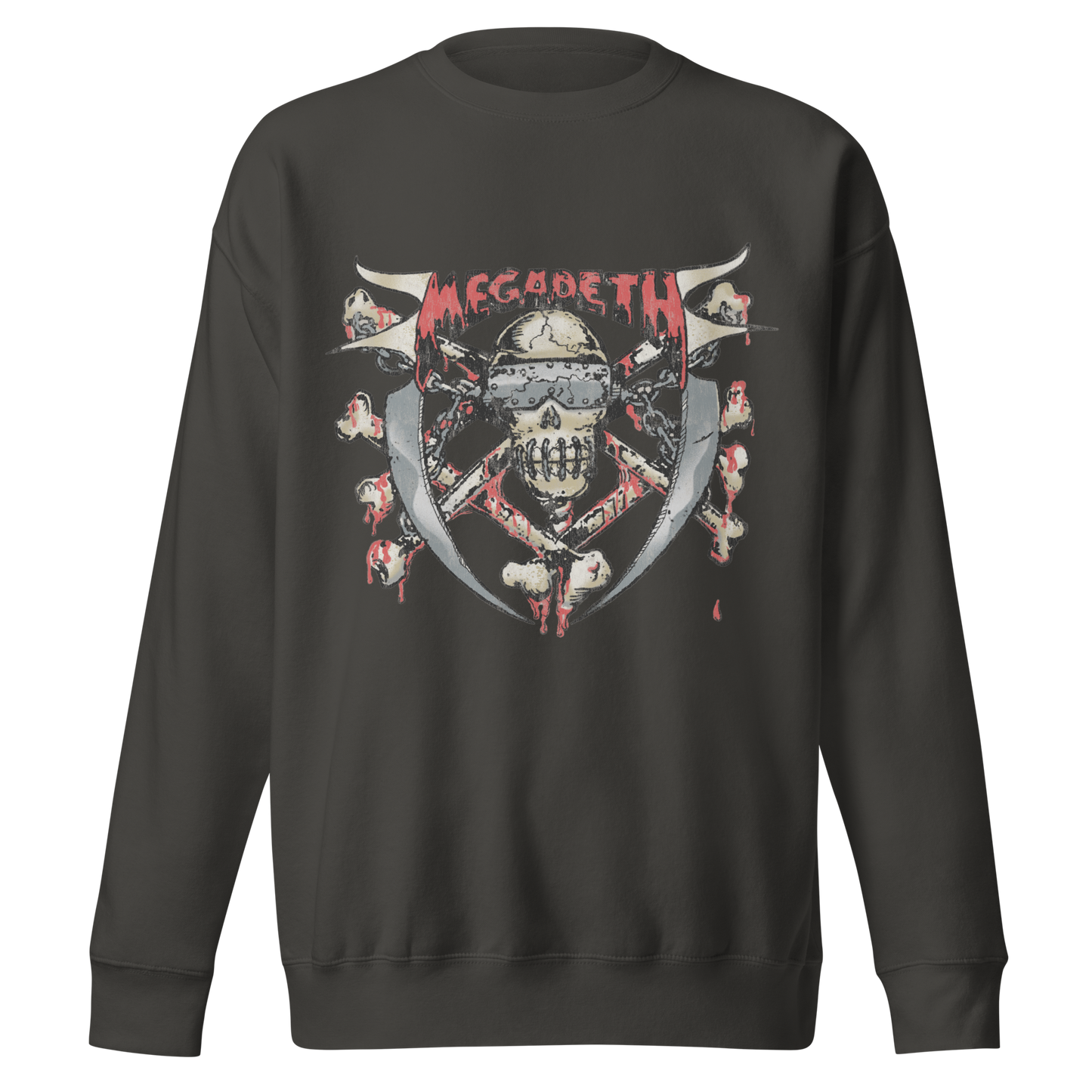 Stakes MegaDeth - Hand Painted Vic Jumbo Print Sweatshirt [Apparel]