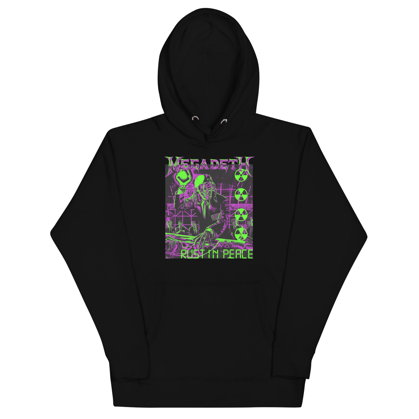 Stakes Megadeth Neon Rust Classic Hoodie [Apparel]