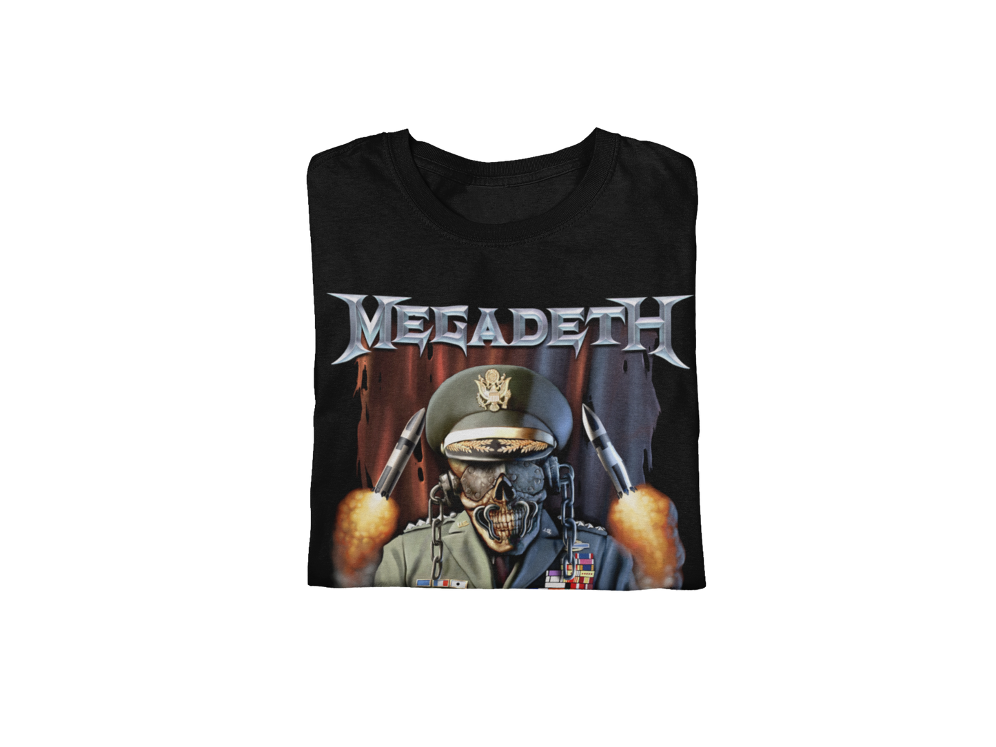 Stakes MegaDeth - Rattlehead Vic Jumbo Print T-Shirt [Apparel]