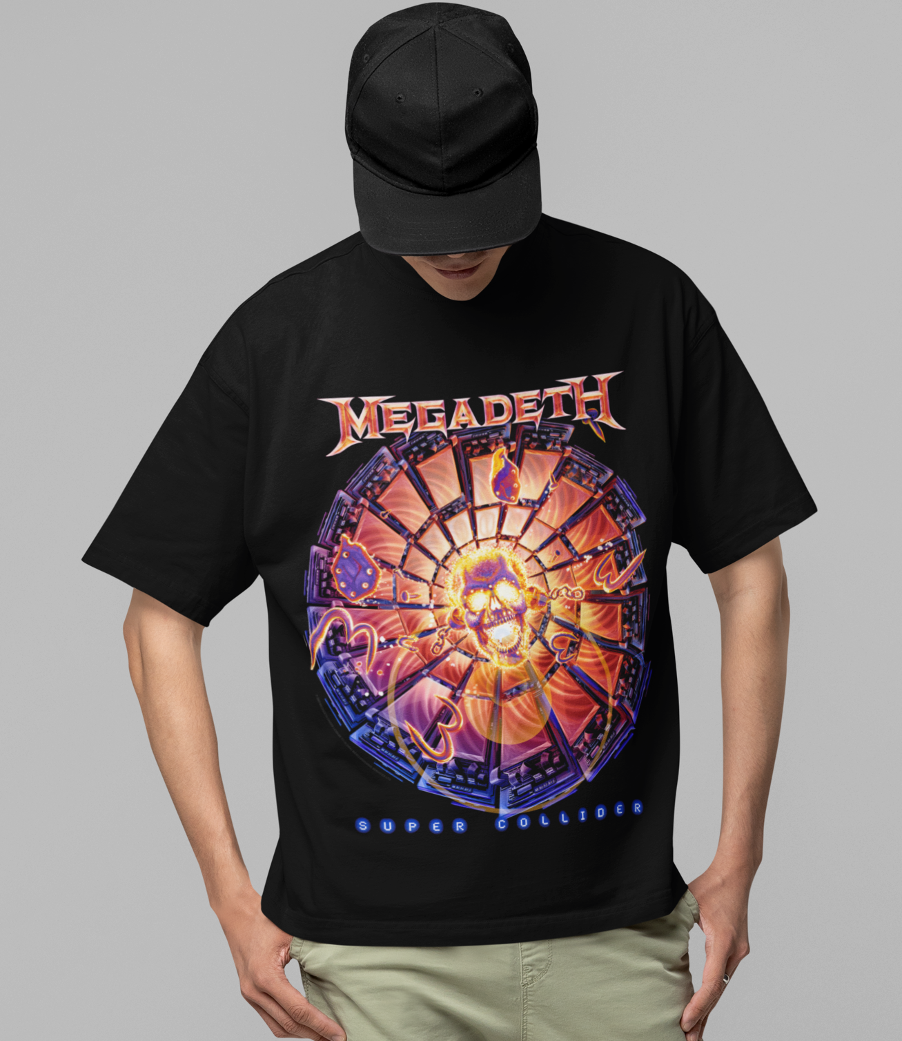 Stakes Megadeth Super Collider Jumbo Print T-shirt [Apparel]