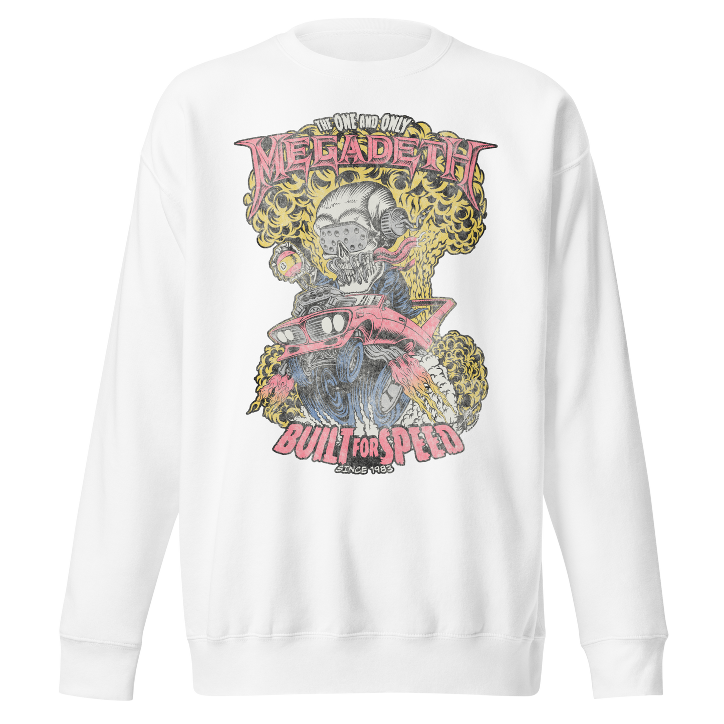 Stakes MegaDeth - Vintage Built for Speed Jumbo Print Sweatshirt [Apparel]