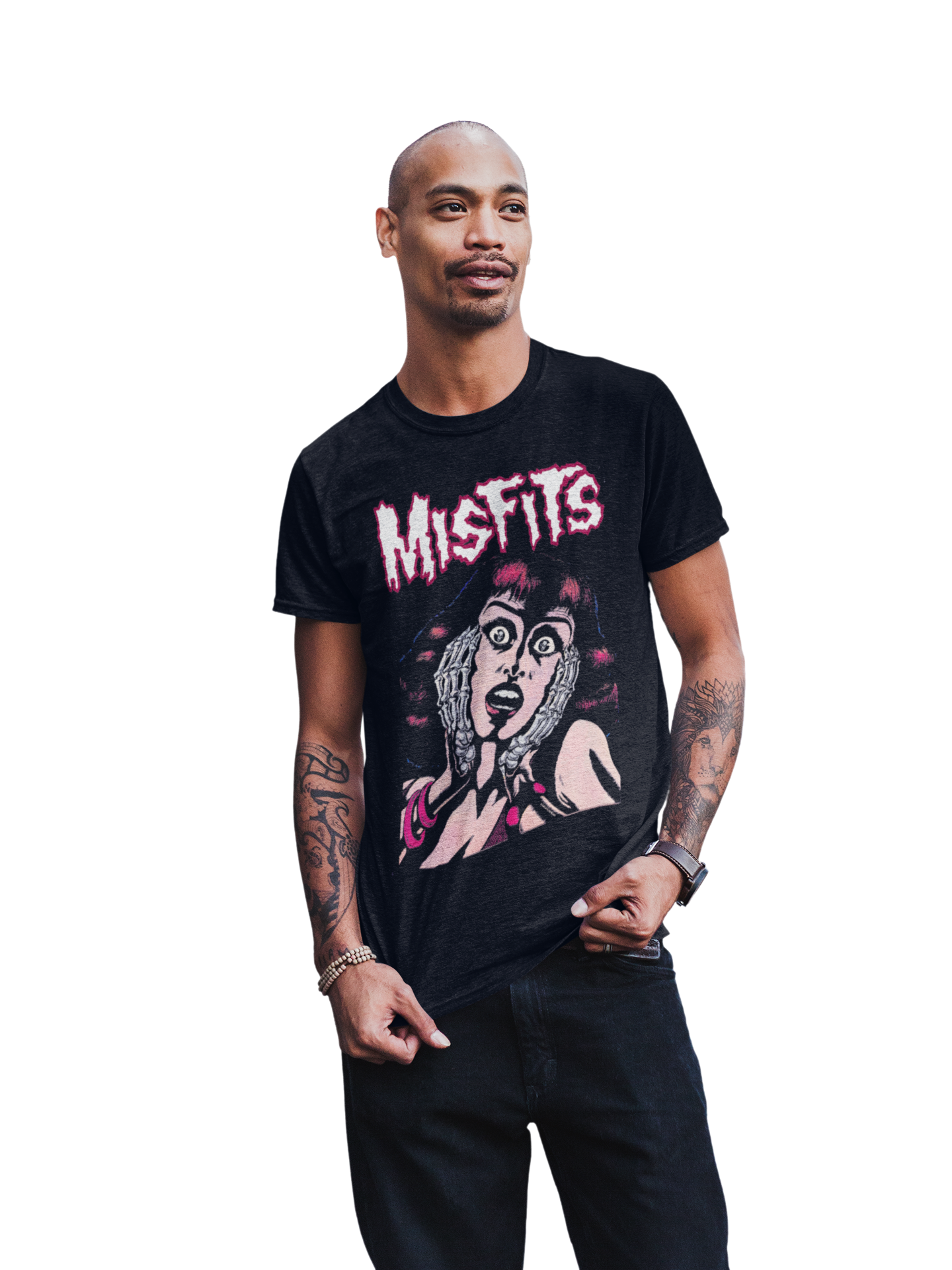 Stakes Misfits - Screaming Jumbo Print T-Shirt [Apparel]
