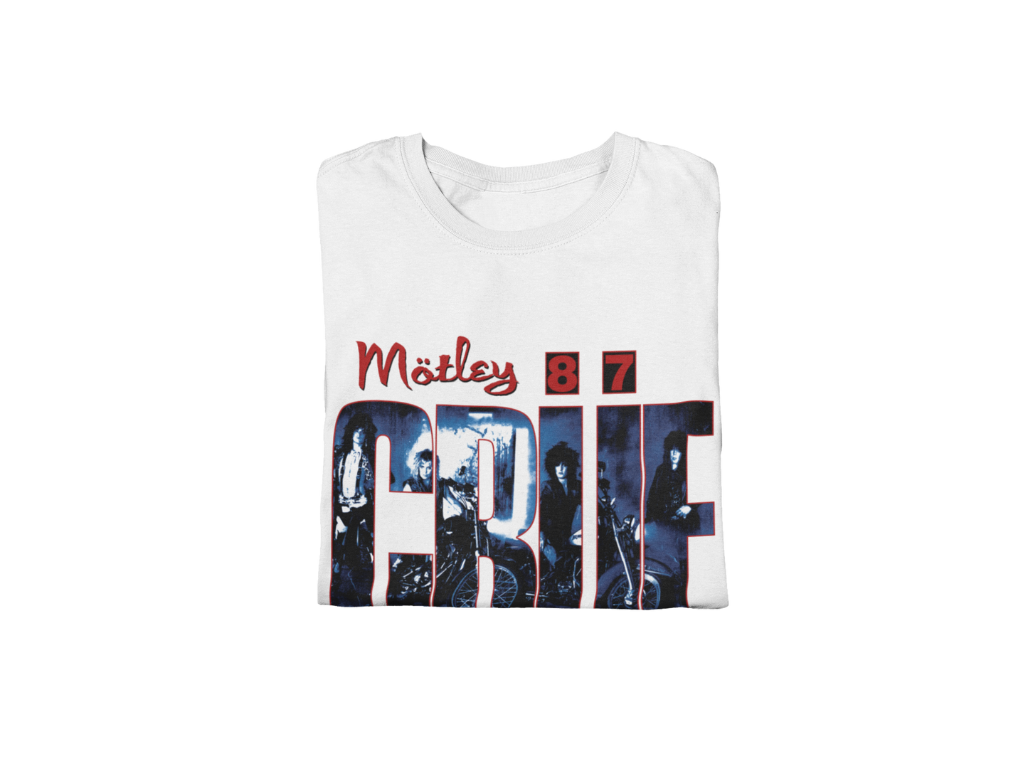 Stakes Motley Crue - 1987 Tour Vintage Jumbo Print T-Shirt [Apparel]