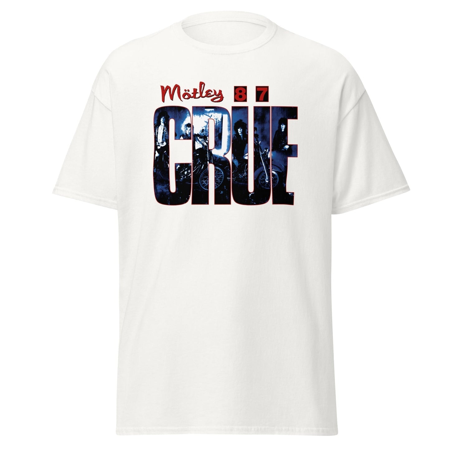 Stakes Motley Crue - 1987 Tour Vintage Jumbo Print T-Shirt [Apparel]