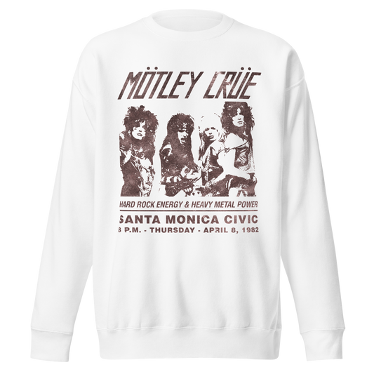 Stakes Motley Crue '82 Santa Monica Jumbo Print Sweatshirt [Apparel]