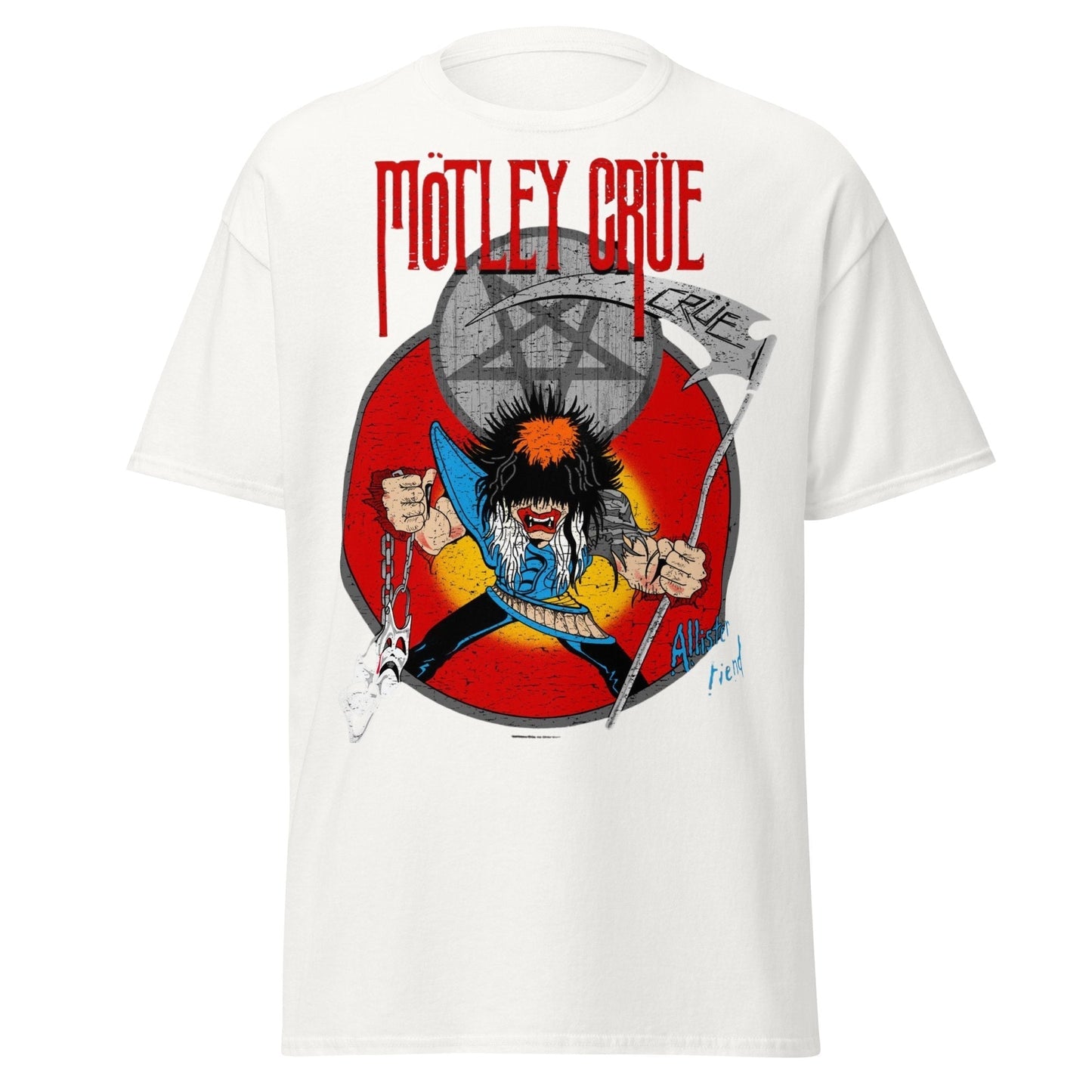Stakes Motley Crue Allister Reaper Jumbo Print T-shirt [Apparel]