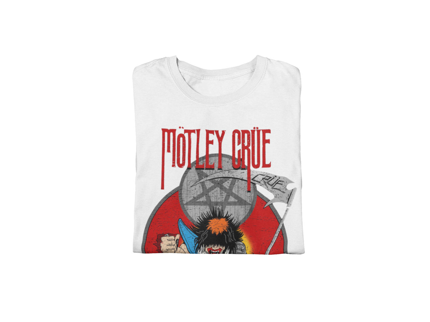 Stakes Motley Crue Allister Reaper Jumbo Print T-shirt [Apparel]