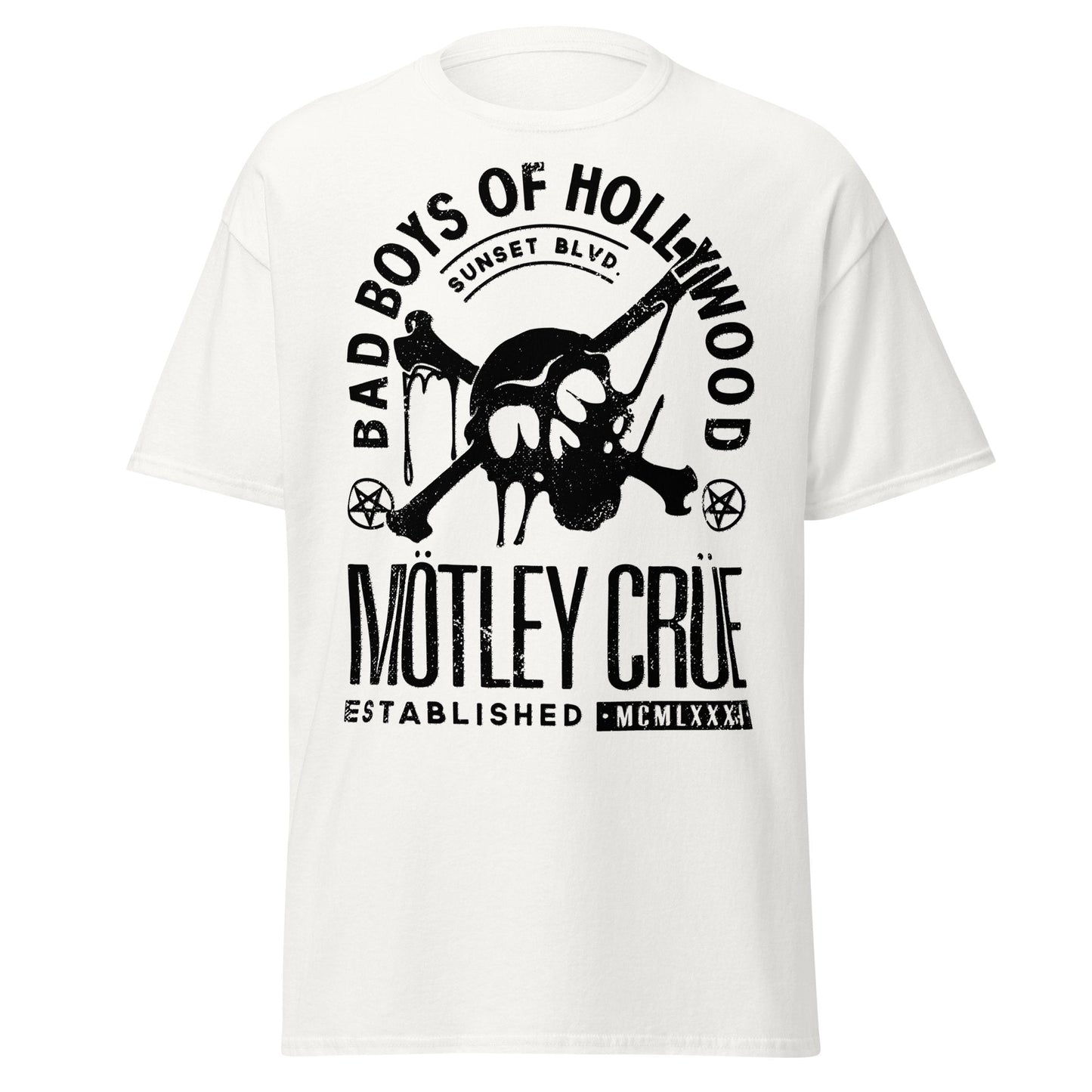 Stakes Motley Crue Bad Boys of Hollywood Jumbo Print T-shirt [Apparel]