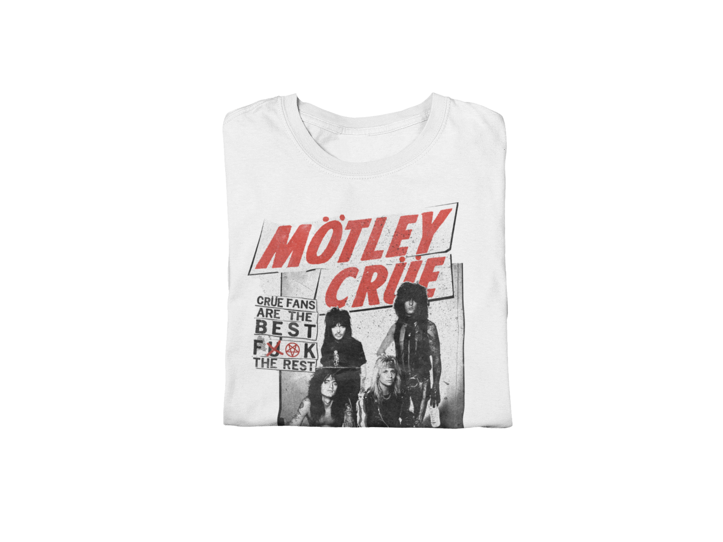 Stakes Motley Crue Crue Fans Jumbo Print T-shirt [Apparel]