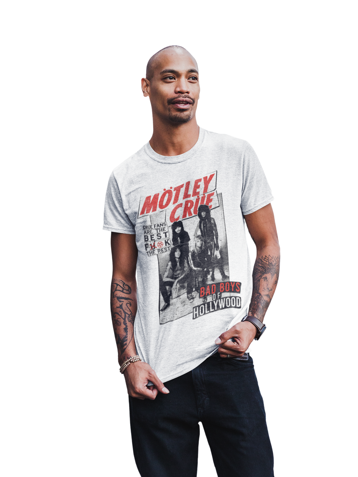 Stakes Motley Crue Crue Fans Jumbo Print T-shirt [Apparel]