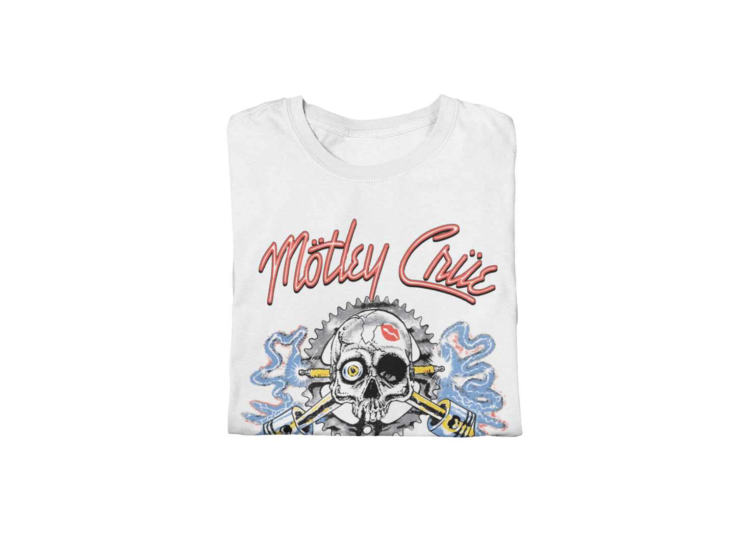 Stakes Motley Crue Girl's Skull Jumbo Print T-shirt [Apparel]