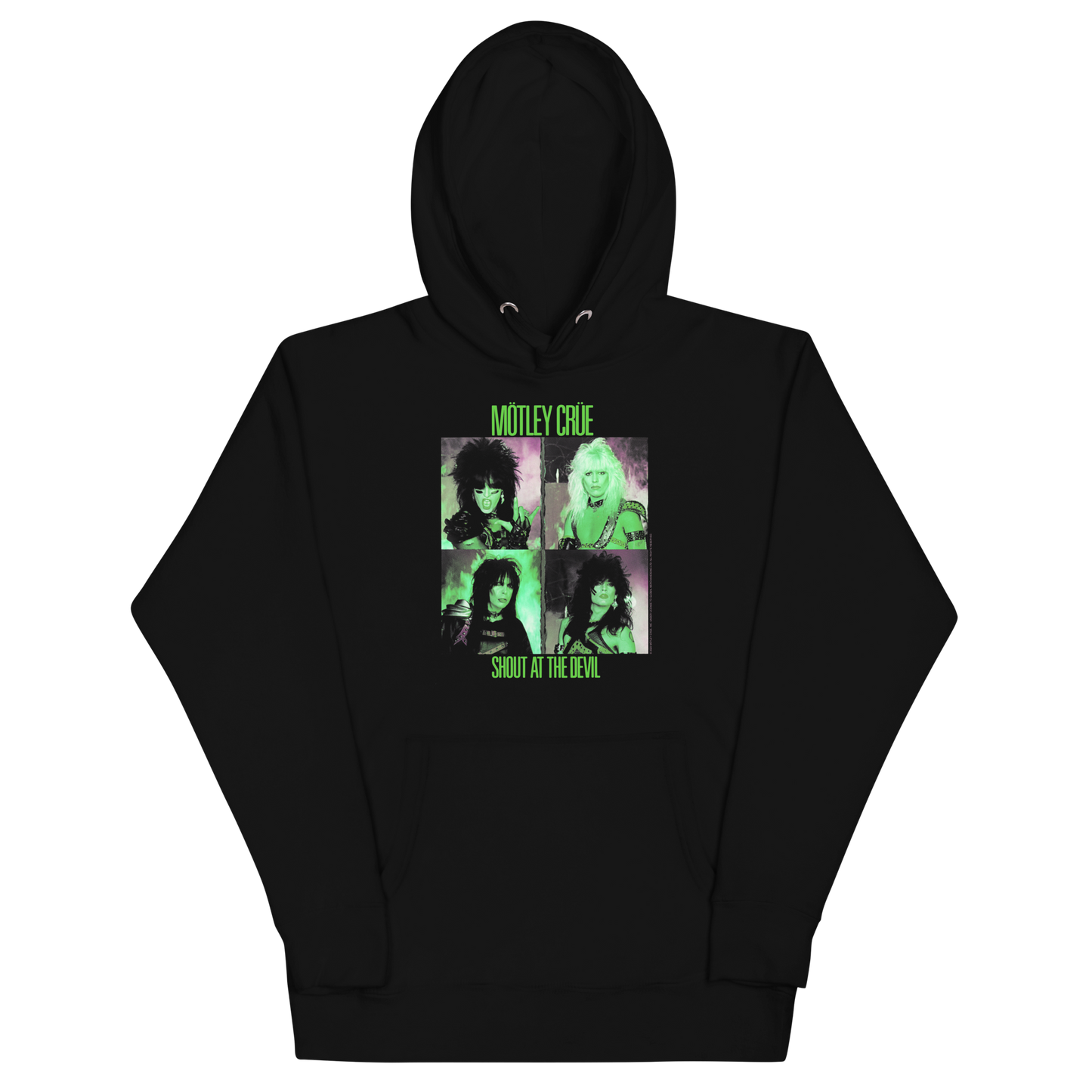 Stakes Motley Crue Green Shout Classic Hoodie [Apparel]
