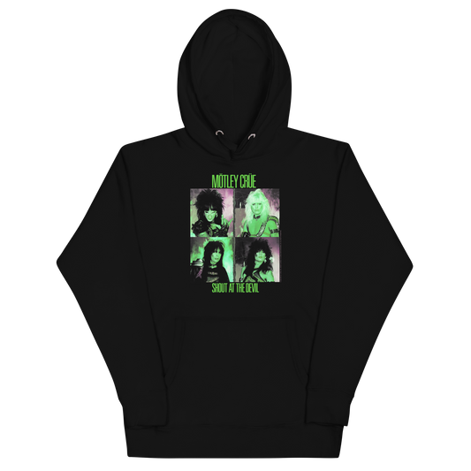 Stakes Motley Crue Green Shout Classic Hoodie [Apparel]