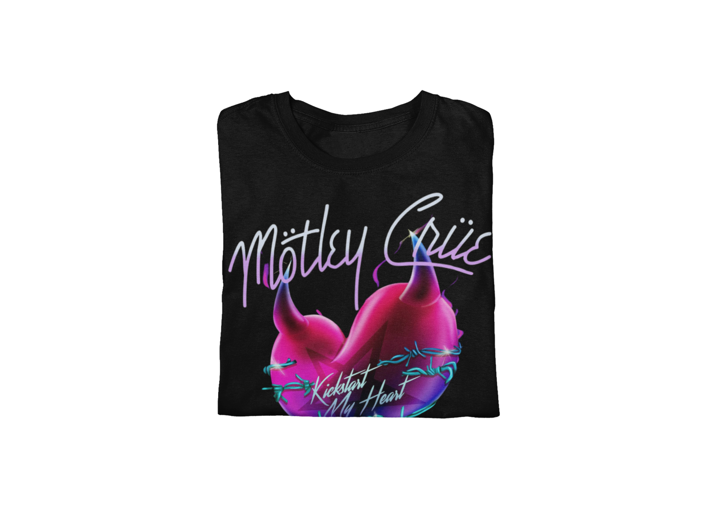 Stakes Motley Crue Kickstart Jumbo Print T-shirt [Apparel]