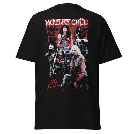 Stakes Motley Crue Live Jumbo Print T-shirt [Apparel]