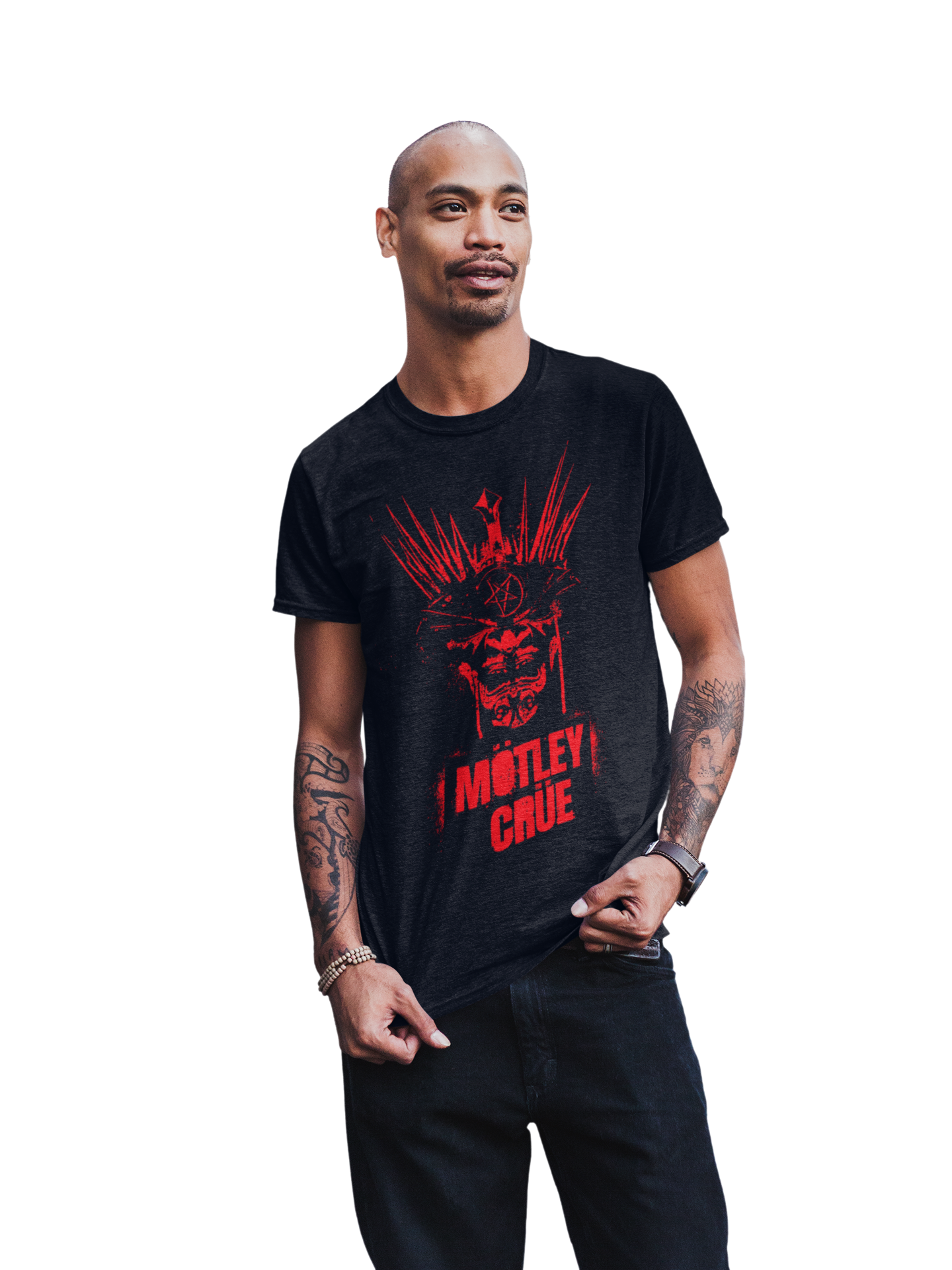 Stakes Motley Crue - Mind Blown Jumbo Print T-Shirt [Apparel]
