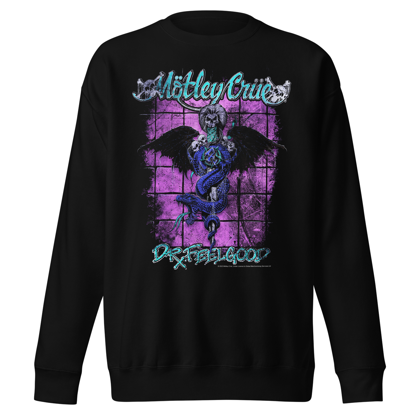 Stakes Motley Crue Pop Dr. Feelgood Jumbo Print Sweatshirt [Apparel]