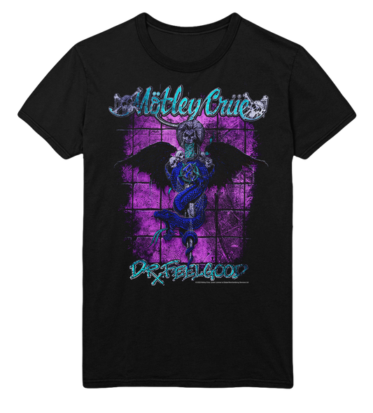 Stakes Motley Crue Pop Dr. Feelgood Jumbo Print T-Shirt [Apparel]