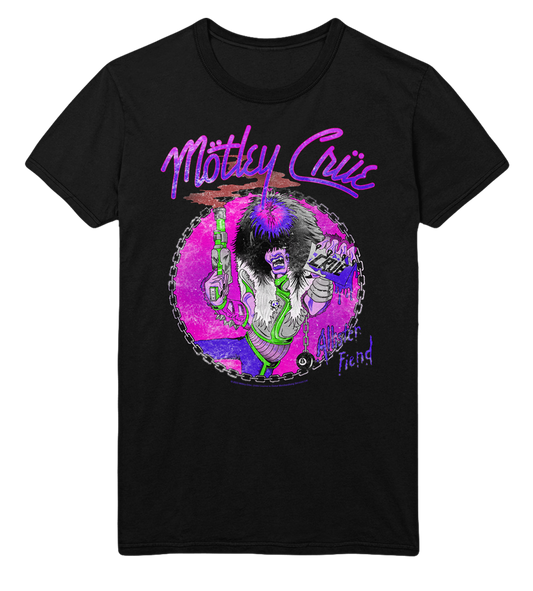 Stakes Motley Crue Purple Allister Jumbo Print T-Shirt [Apparel]