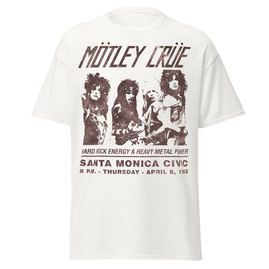 Stakes Motley Crue - Santa Monica Jumbo Print T-Shirt [Apparel]