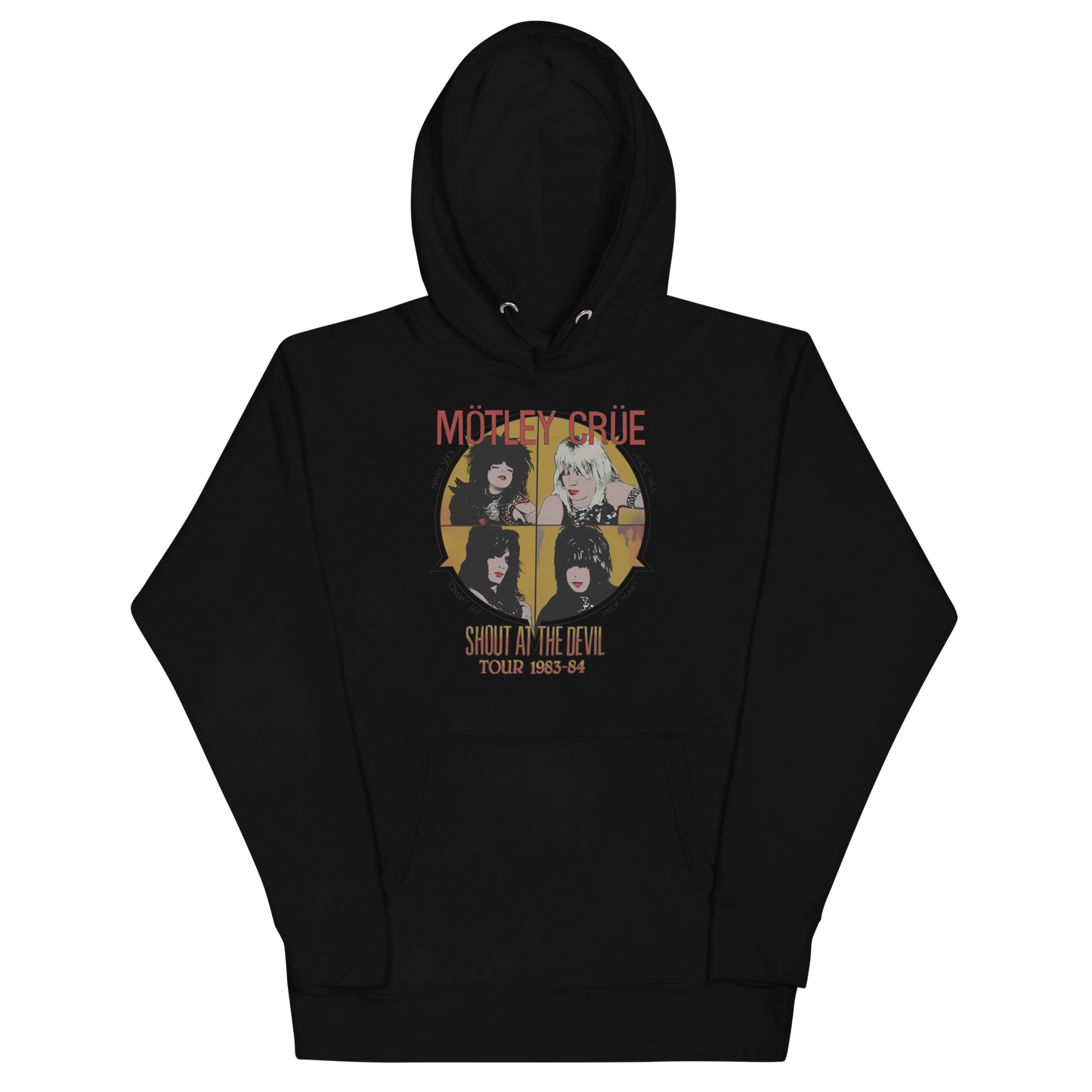 Stakes Motley Crue Shout 83/84 Tour Classic Hoodie [Apparel]