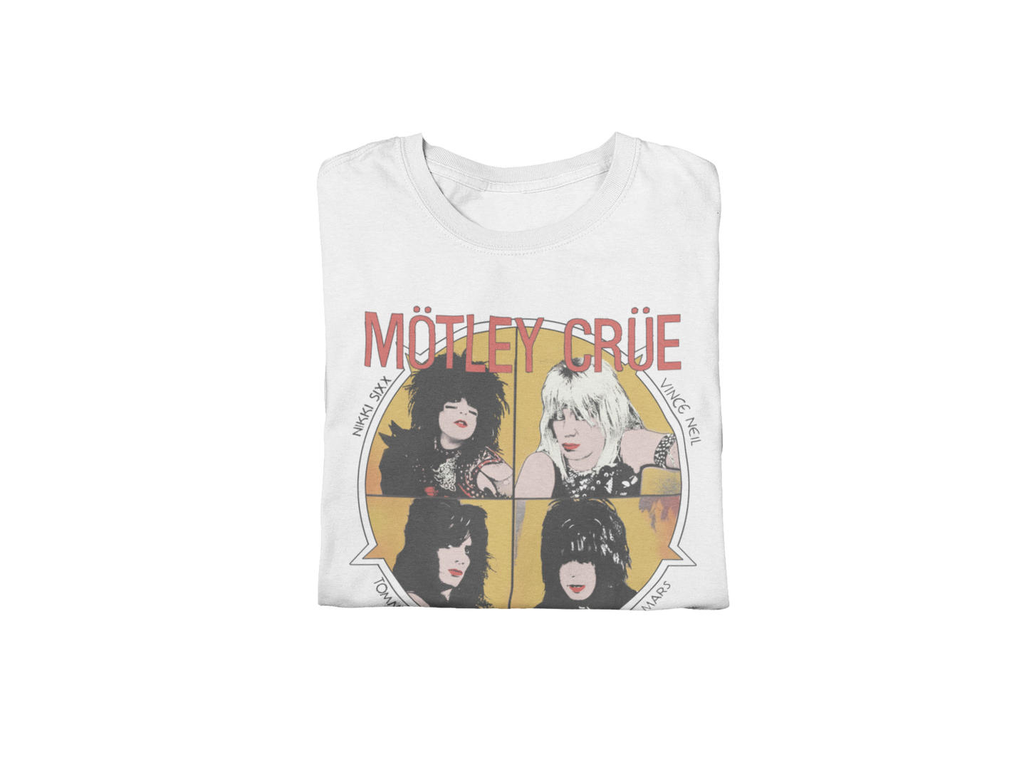 Stakes Motley Crue - Shout 83/84 Tour Jumbo Print T-Shirt [Apparel]