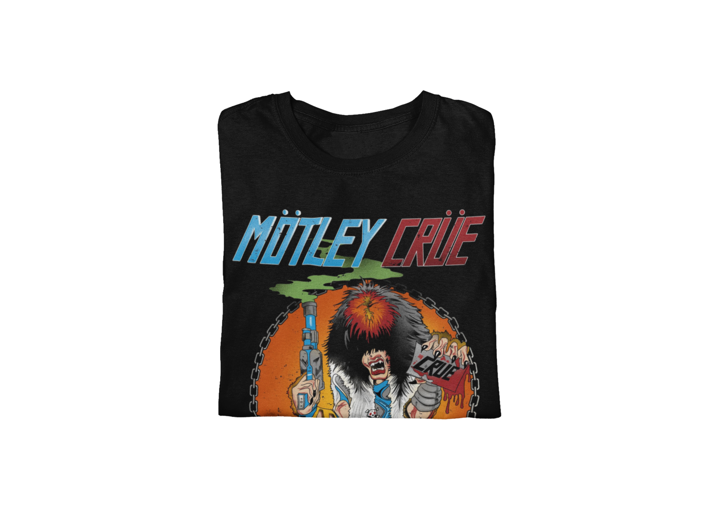 Stakes Motley Crue Smoking Allister Jumbo Print T-shirt [Apparel]