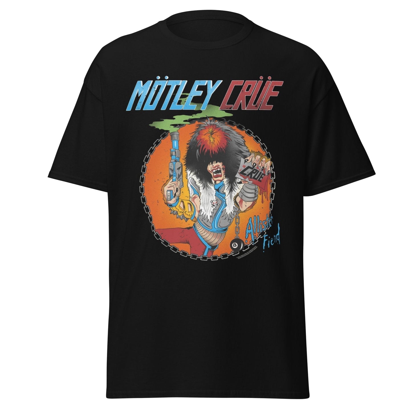 Stakes Motley Crue Smoking Allister Jumbo Print T-shirt [Apparel]