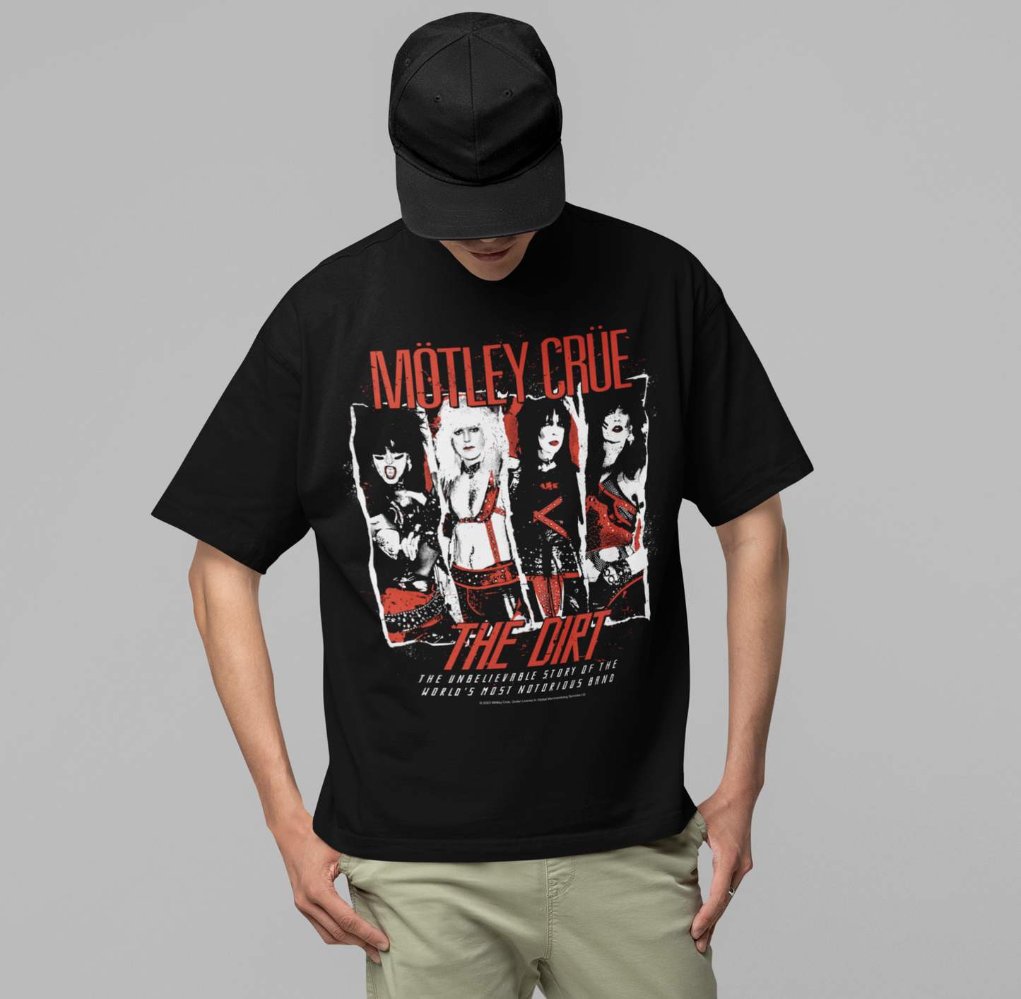 Stakes Motley Crue the Dirt Jumbo Print T-shirt [Apparel]