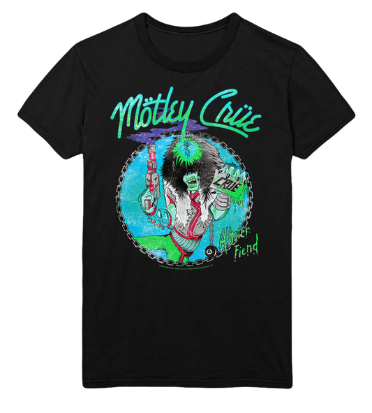 Stakes Motley Crue Turquoise Allister Jumbo Print T-Shirt [Apparel]