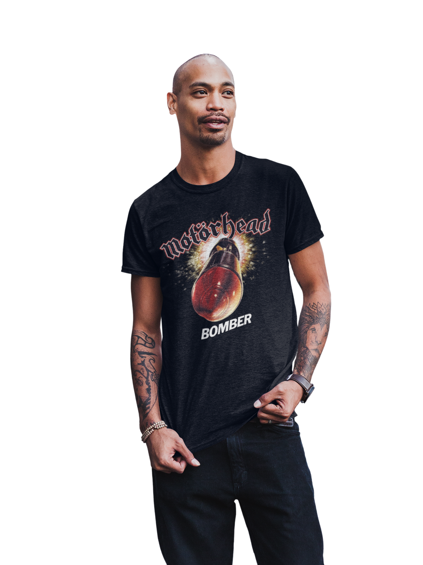 Stakes Motorhead - Big Bomber Jumbo Print T-Shirt [Apparel]