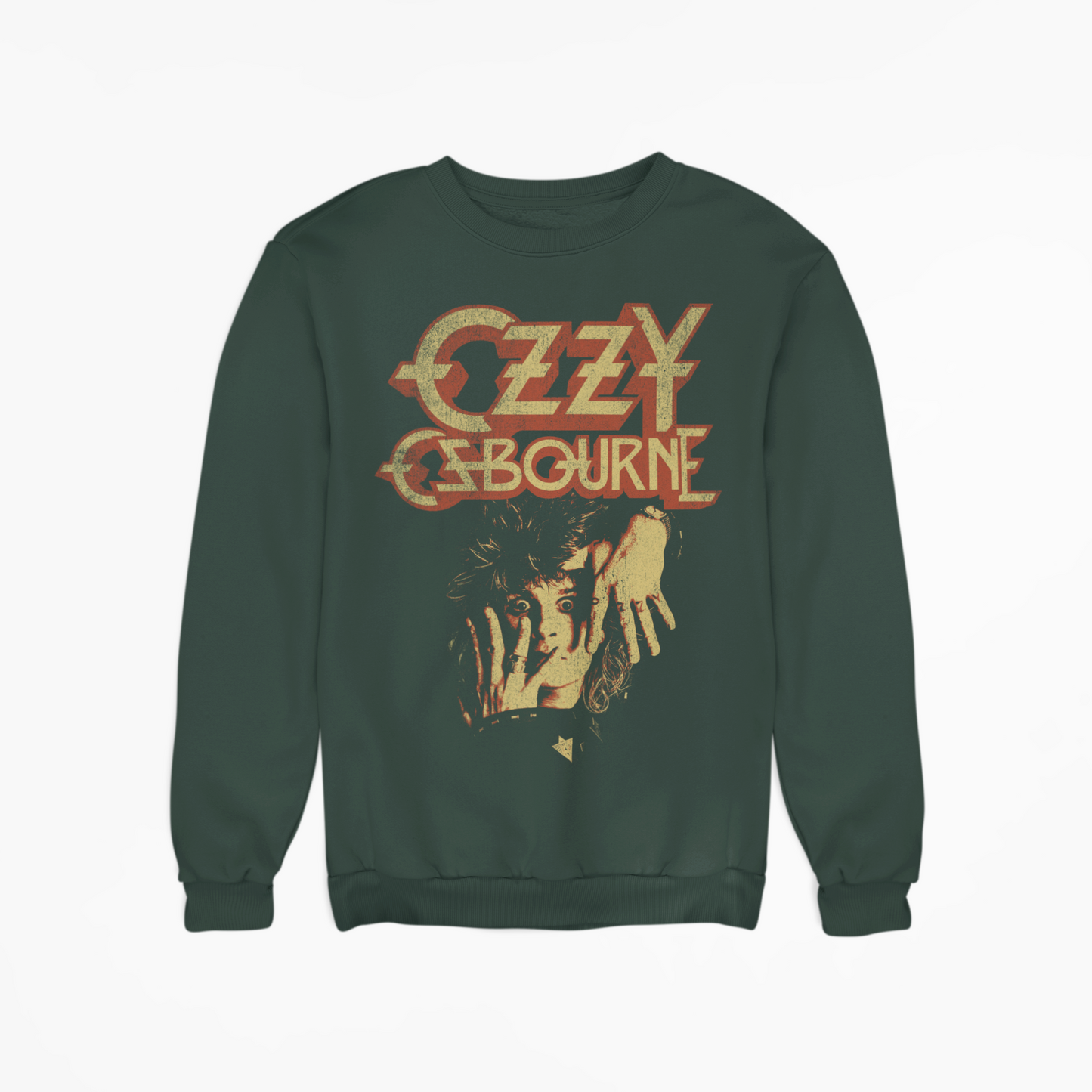 Stakes Ozzy Osbourne - Late 80s Vintage Ozzy Jumbo Print Sweatshirt [Apparel]