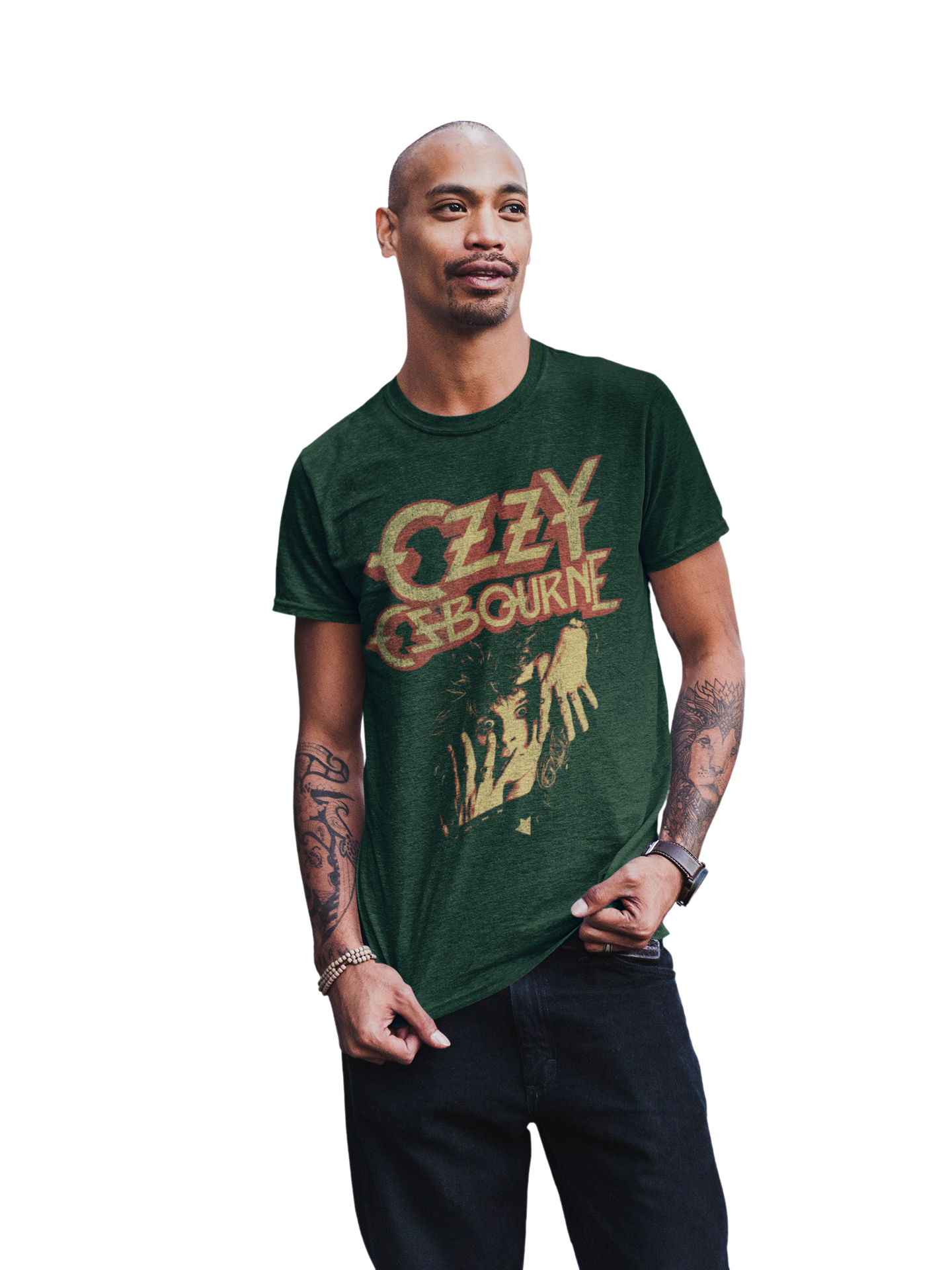 Stakes Ozzy Osbourne - Late 80s Vintage Ozzy Jumbo Print T-Shirt [Apparel]